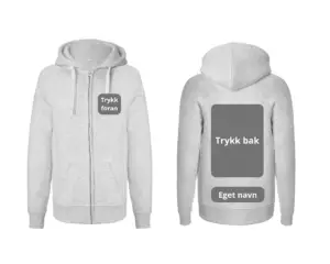 Zip hood | Med navn